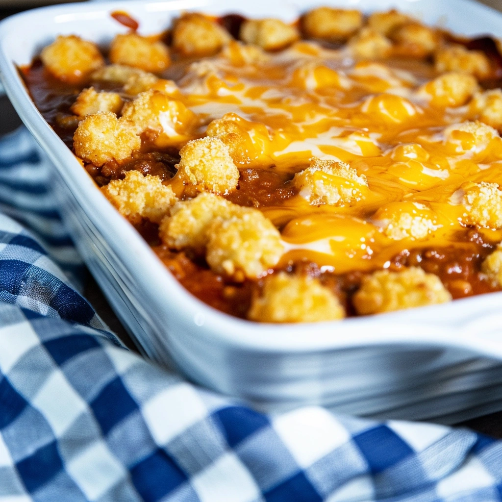 Chili Hot Dog Casserole Recipe The Ultimate Comfort Dish for All Ages 5 layering chili hot dog casserole before baking
