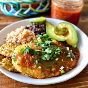 The Only Chili Relleno Sauce Recipe You’ll Ever Need (Authentic!) 2 Chili relleno topped with homemade red sauce