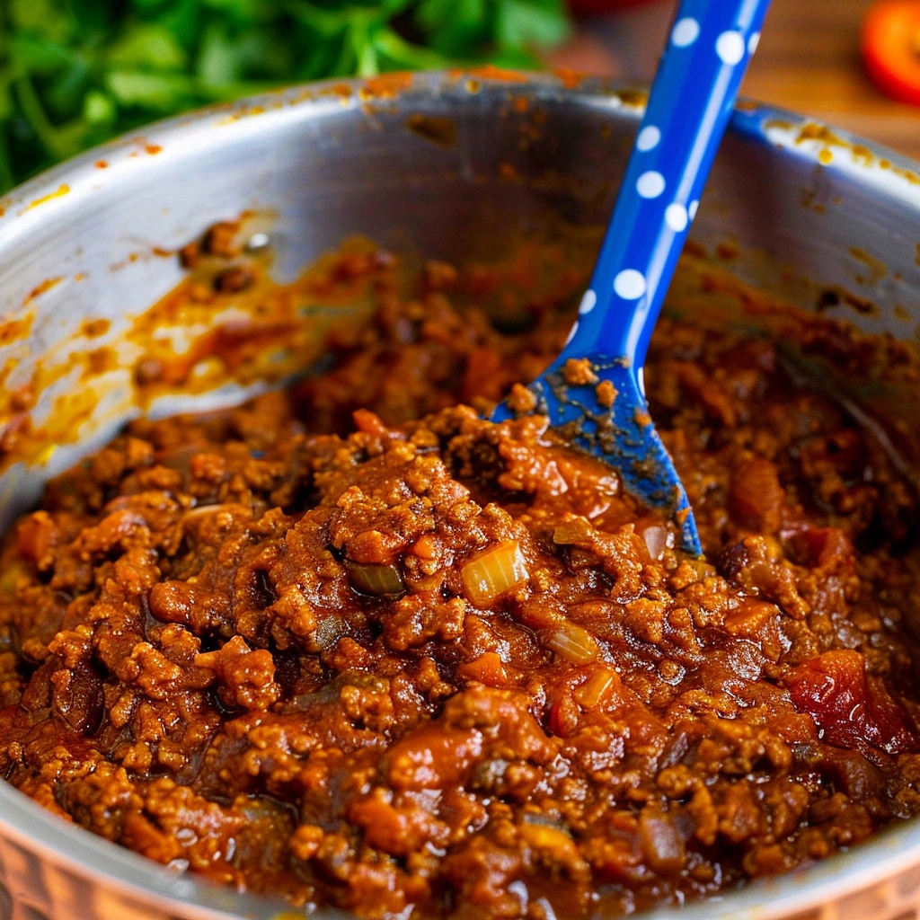 Southern Style Hot Dog Chili Recipe (Easy, Homemade & Flavor-Packed) 7 Chili dog bar with hot dog chili and toppings at a summer BBQ