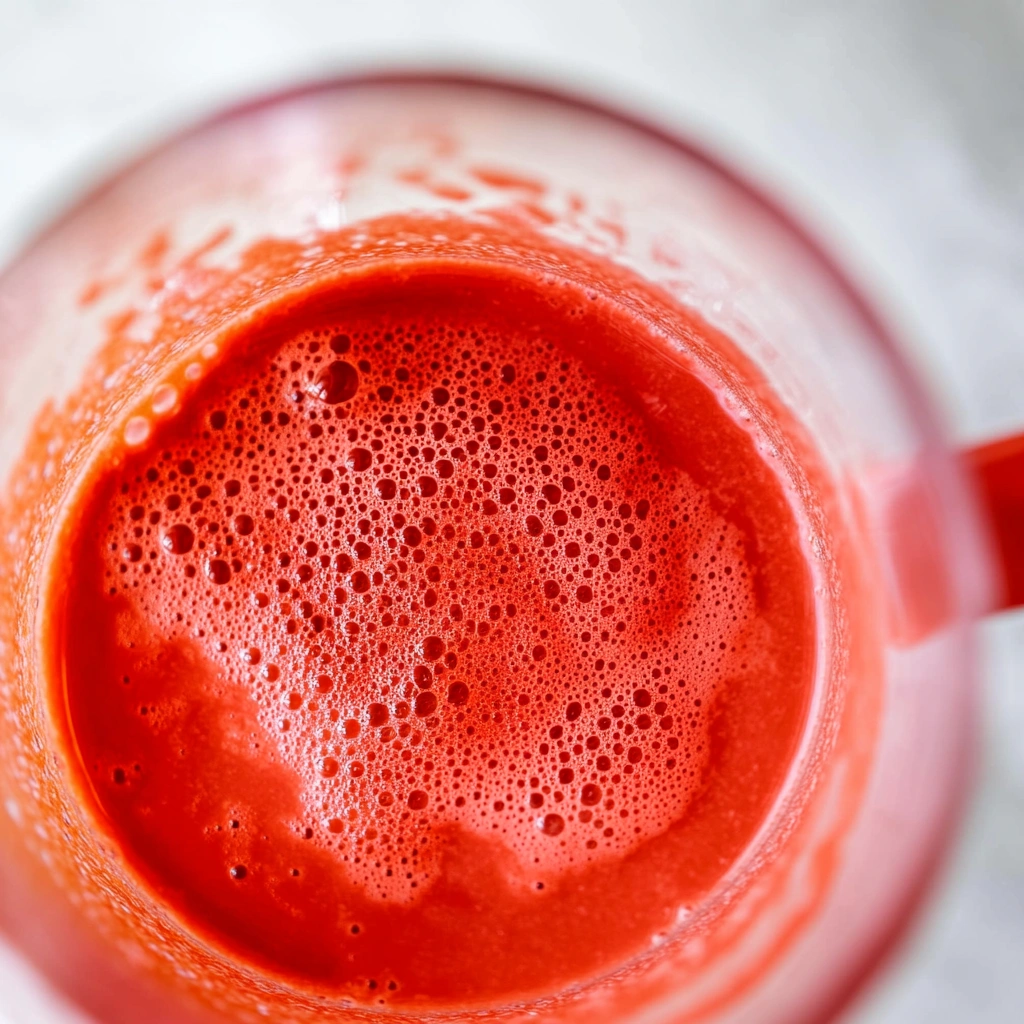 Guajillo Sauce Recipe: The Best Mild and Smoky Mexican Sauce Ever 5 Guajillo sauce blending in high-speed blender”