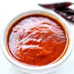 Guajillo Sauce Recipe: The Best Mild and Smoky Mexican Sauce Ever 2 “Homemade guajillo sauce in a bowl – smoky, rich Mexican red sauce”
