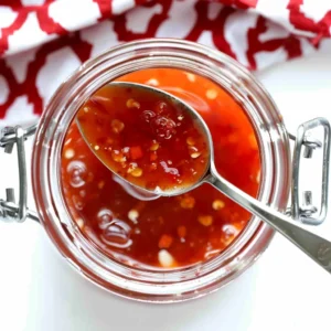 Sweet Chili Sauce Recipe: Homemade, Easy, and Better Than Store-Bought 2 sweet chili sauce recipe in a glass jar